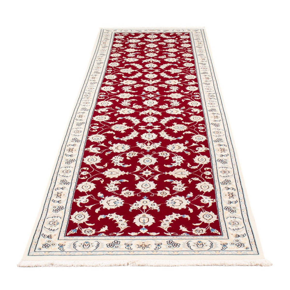 Loper Perzisch tapijt - Nain - Premium - 300 x 81 cm - rood