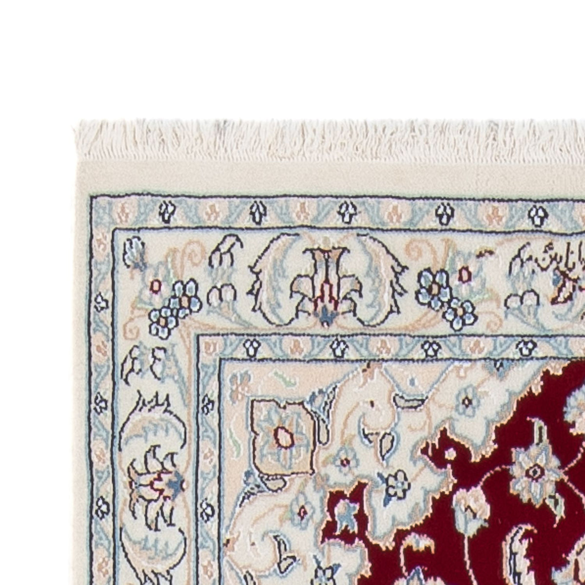 Loper Perzisch tapijt - Nain - Premium - 300 x 82 cm - rood