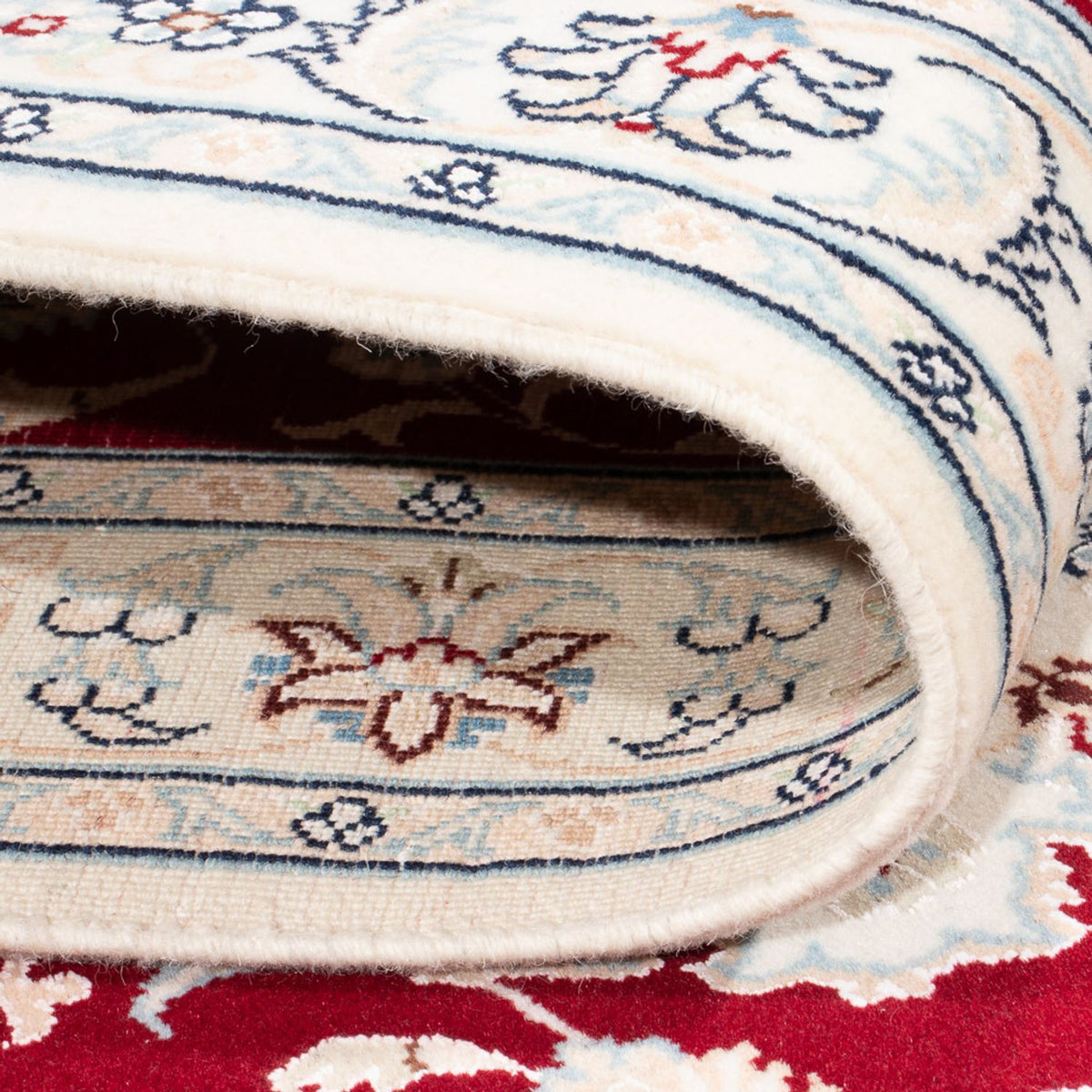 Loper Perzisch tapijt - Nain - Premium - 300 x 82 cm - rood