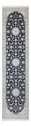 Loper Perzisch tapijt - Nain - Premium - 306 x 81 cm - donkerblauw