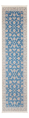 Loper Perzisch tapijt - Nain - Premium - 298 x 80 cm - blauw