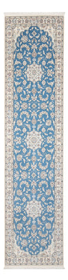 Loper Perzisch tapijt - Nain - Premium - 300 x 80 cm - blauw