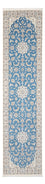 Loper Perzisch tapijt - Nain - Premium - 300 x 80 cm - blauw