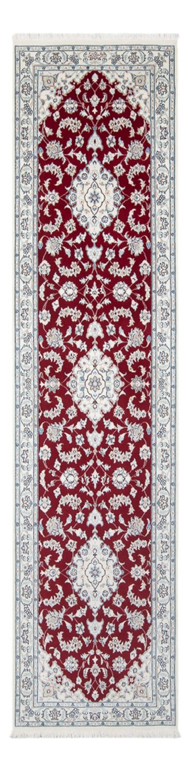 Loper Perzisch tapijt - Nain - Premium - 290 x 80 cm - rood