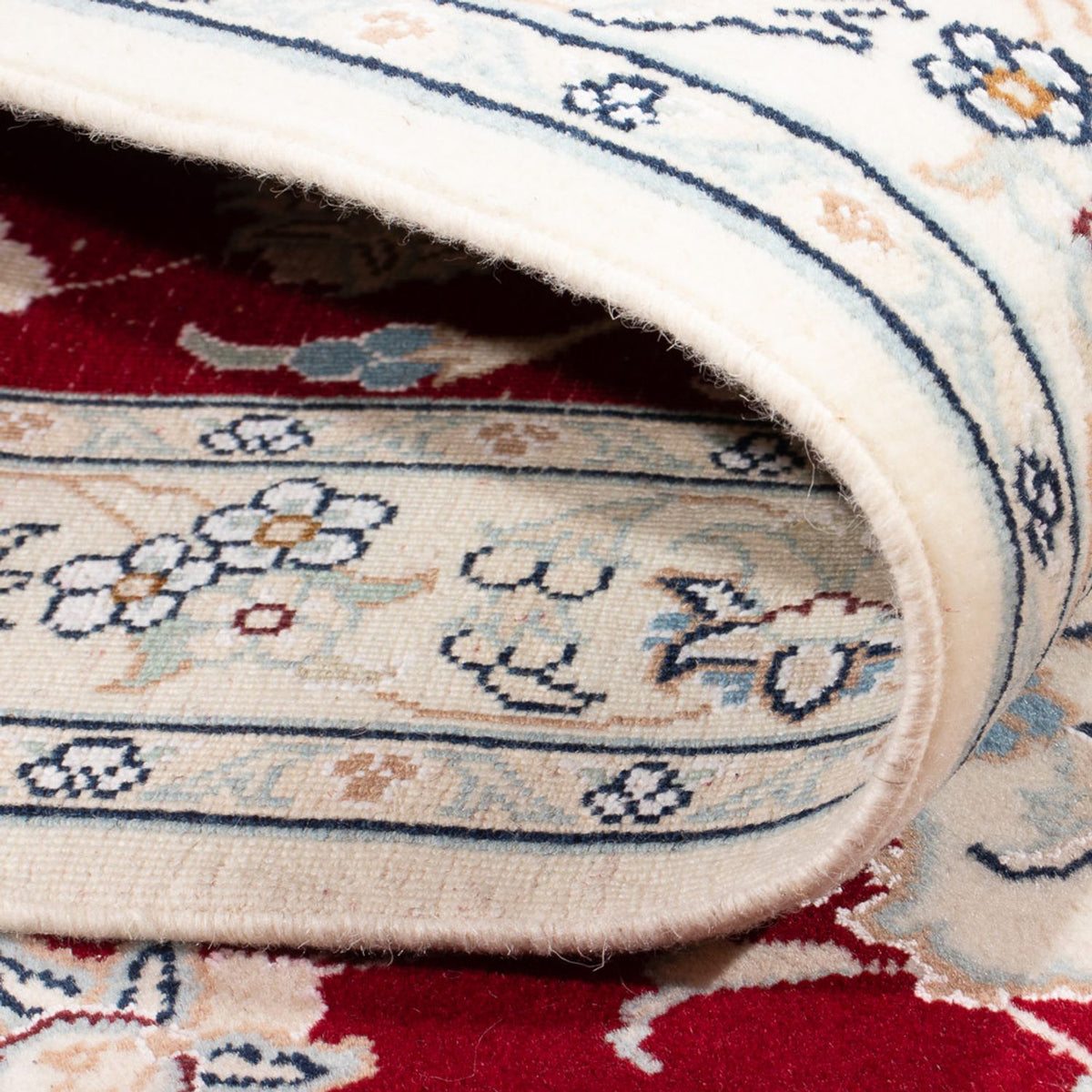 Loper Perzisch tapijt - Nain - Premium - 290 x 80 cm - rood