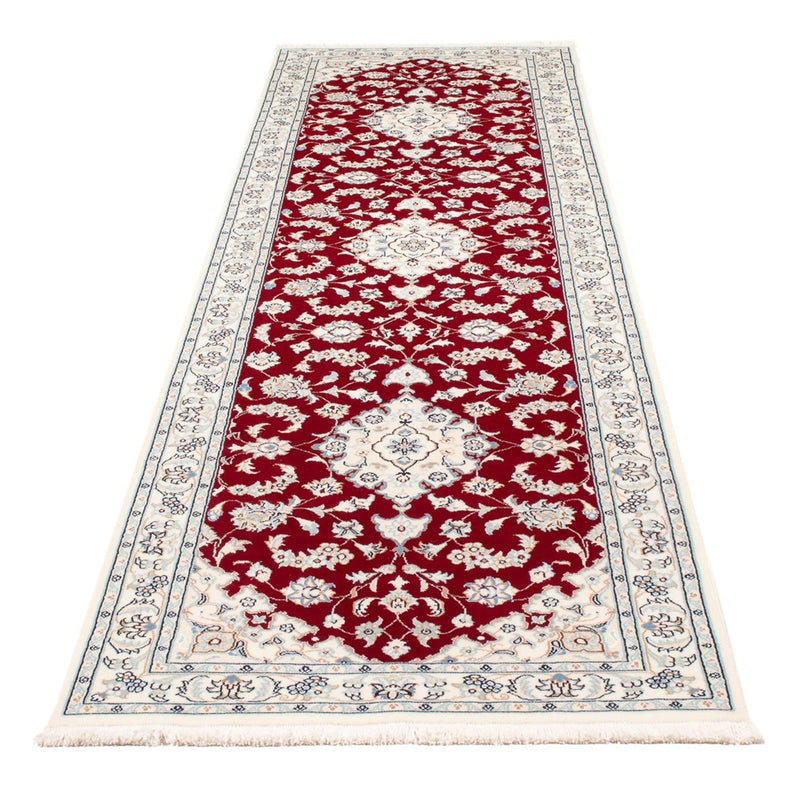 Loper Perzisch tapijt - Nain - Premium - 290 x 80 cm - rood
