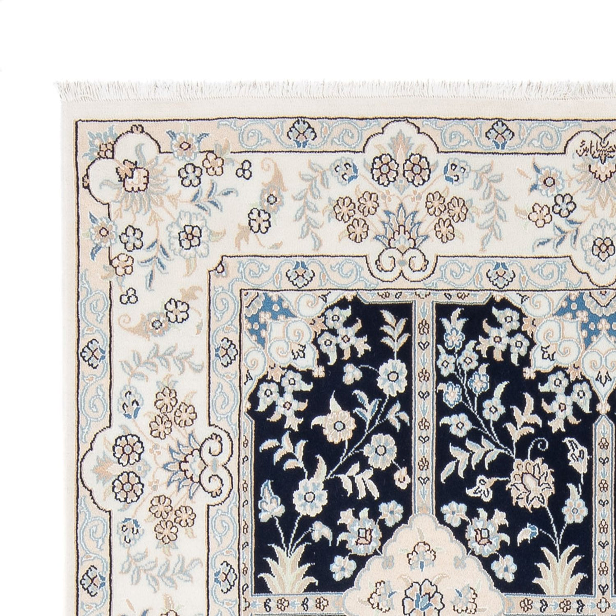 Perzisch tapijt - Nain - Premium - 205 x 150 cm - donkerblauw