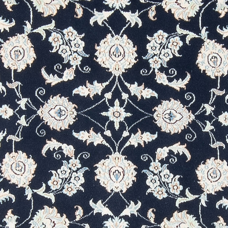 Loper Perzisch tapijt - Nain - Premium - 394 x 92 cm - donkerblauw