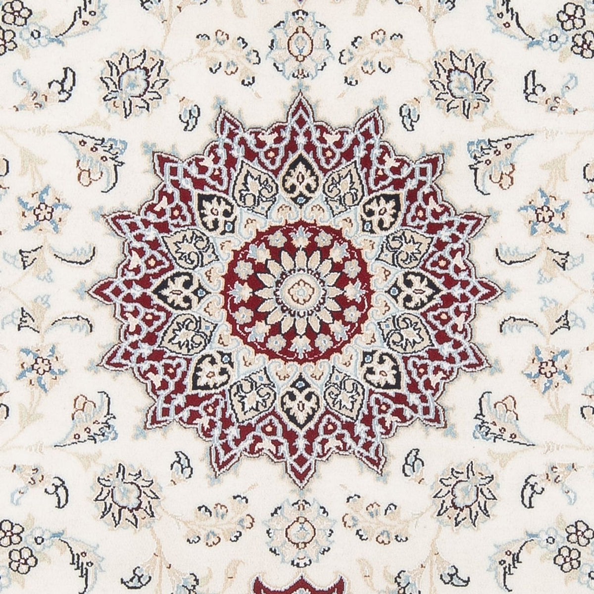 Perzisch tapijt - Nain - Premium - 193 x 150 cm - crème