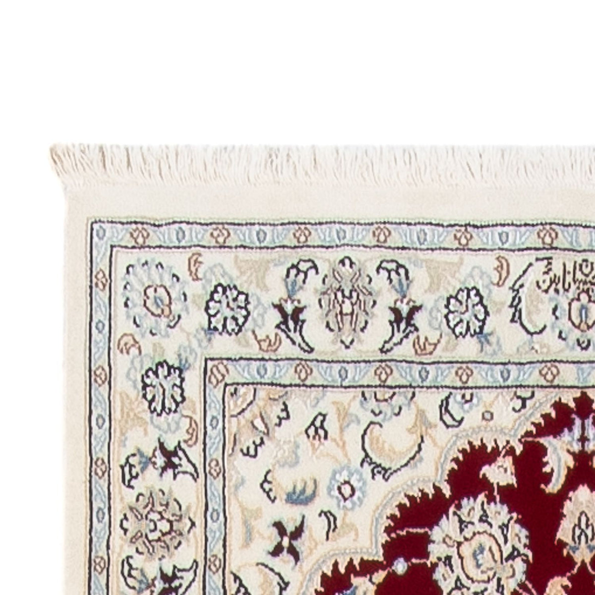 Loper Perzisch tapijt - Nain - Premium - 382 x 89 cm - rood