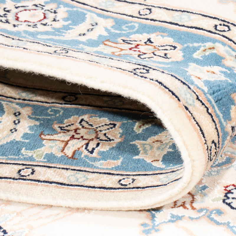 Loper Perzisch tapijt - Nain - Premium - 296 x 90 cm - crème