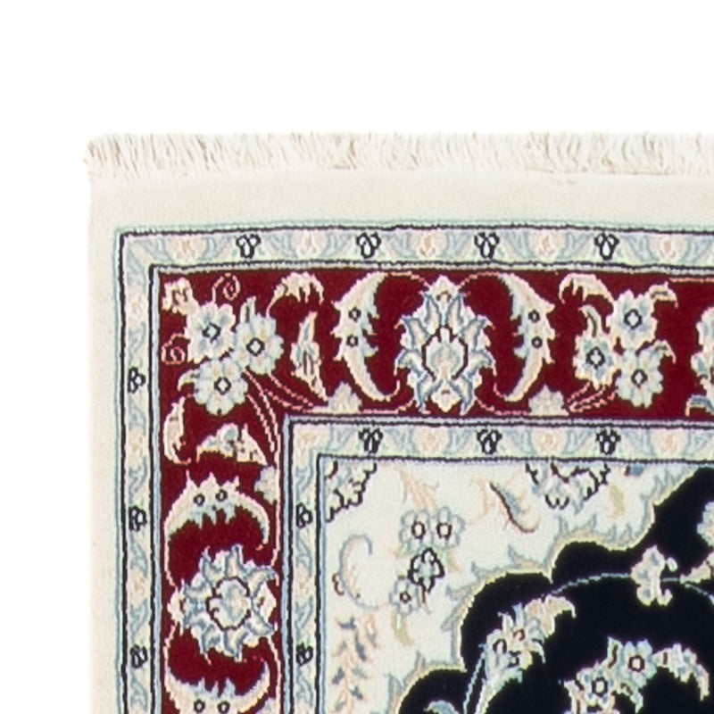 Loper Perzisch tapijt - Nain - Premium - 347 x 87 cm - donkerblauw