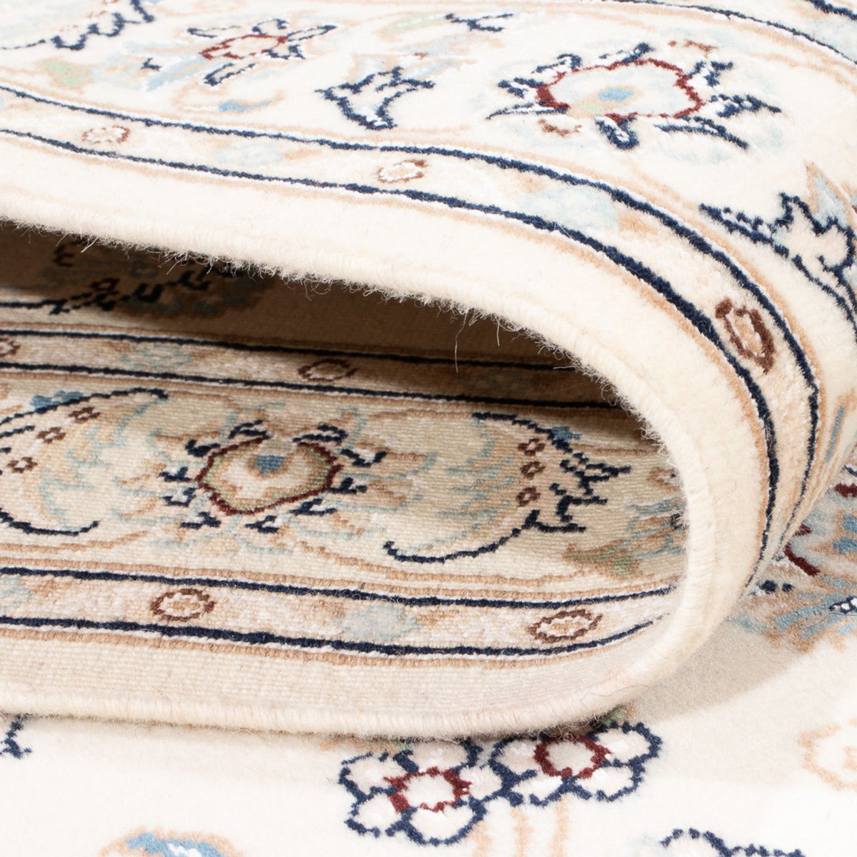 Loper Perzisch tapijt - Nain - Premium - 296 x 88 cm - crème