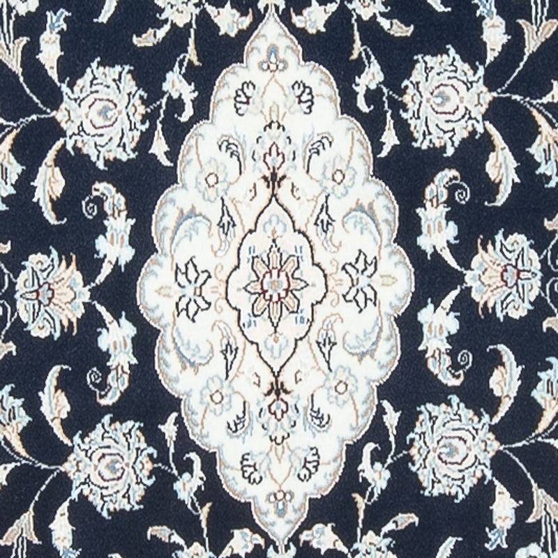 Loper Perzisch tapijt - Nain - Premium - 353 x 85 cm - donkerblauw