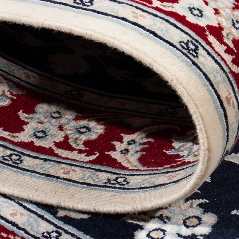 Loper Perzisch tapijt - Nain - Premium - 353 x 85 cm - donkerblauw