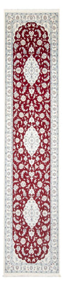Loper Perzisch tapijt - Nain - Premium - 352 x 85 cm - rood