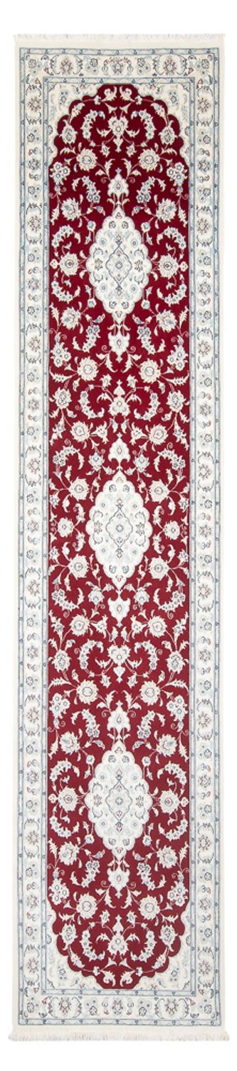 Loper Perzisch tapijt - Nain - Premium - 352 x 85 cm - rood