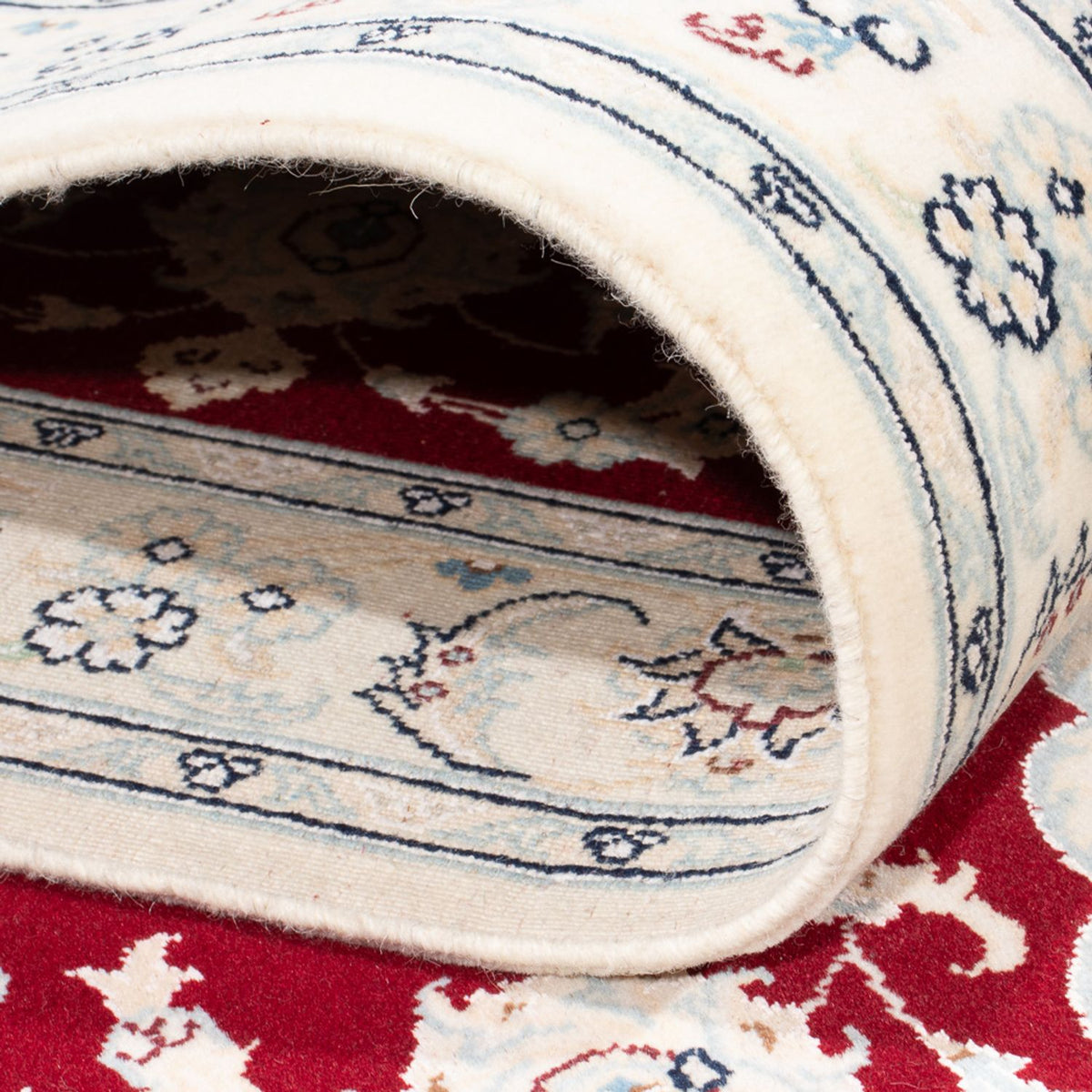 Loper Perzisch tapijt - Nain - Premium - 352 x 85 cm - rood