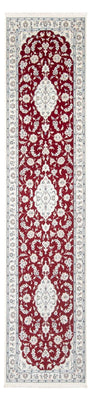 Loper Perzisch tapijt - Nain - Premium - 347 x 87 cm - rood