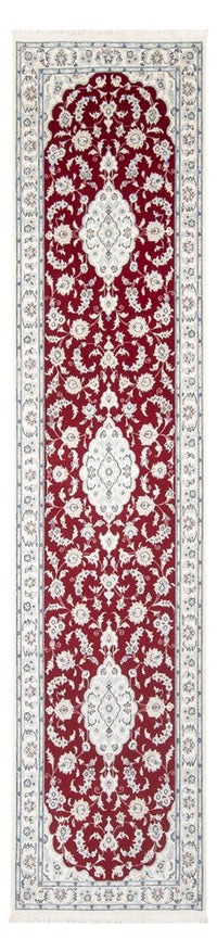 Loper Perzisch tapijt - Nain - Premium - 347 x 87 cm - rood