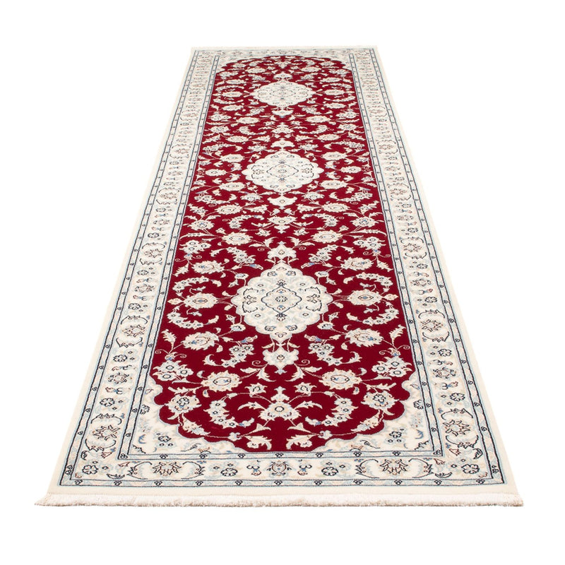 Loper Perzisch tapijt - Nain - Premium - 347 x 87 cm - rood
