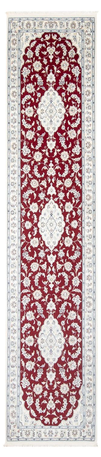 Loper Perzisch tapijt - Nain - Premium - 350 x 85 cm - rood
