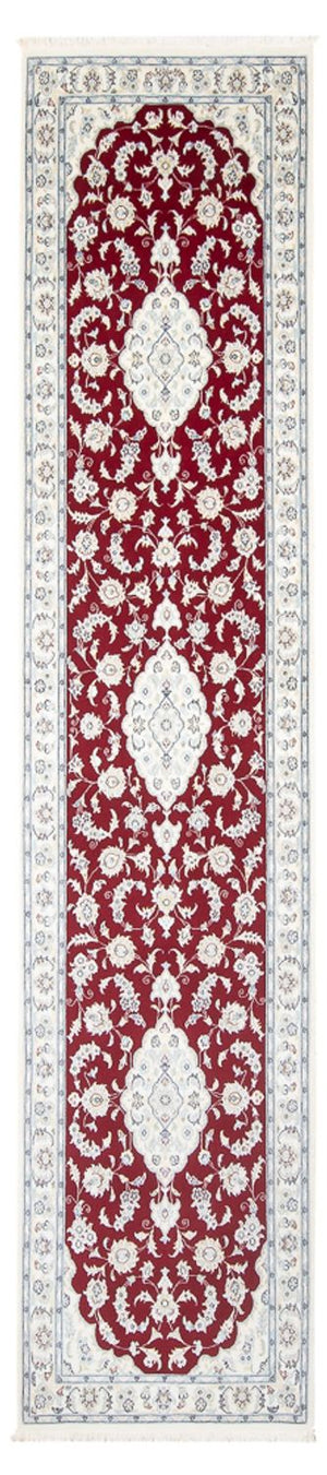 Loper Perzisch tapijt - Nain - Premium - 350 x 85 cm - rood