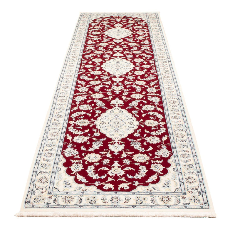 Loper Perzisch tapijt - Nain - Premium - 350 x 85 cm - rood