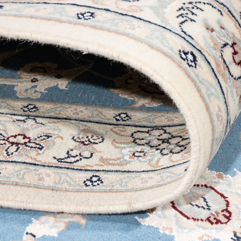 Loper Perzisch tapijt - Nain - Premium - 307 x 80 cm - blauw