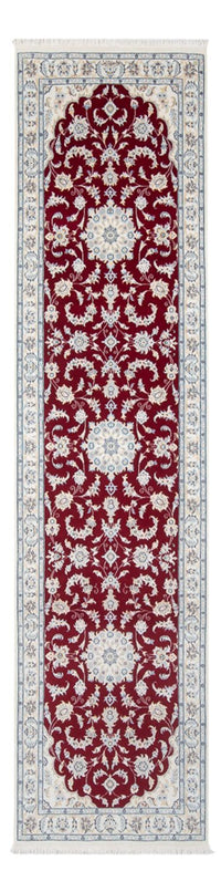 Loper Perzisch tapijt - Nain - Premium - 304 x 82 cm - rood