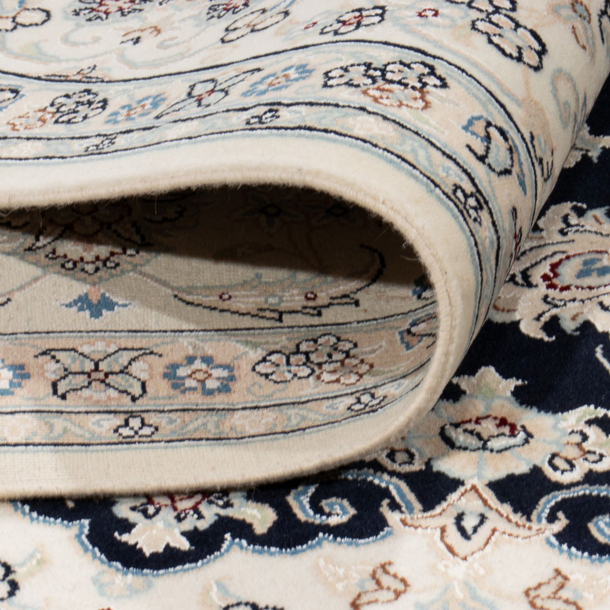 Perzisch tapijt - Nain - 263 x 225 cm - donkerblauw