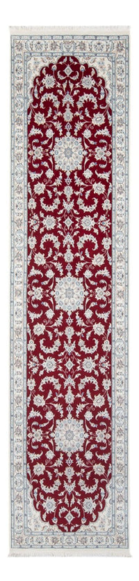 Loper Perzisch tapijt - Nain - Premium - 297 x 80 cm - rood