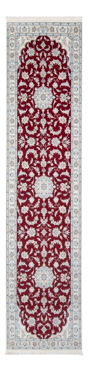 Loper Perzisch tapijt - Nain - Premium - 297 x 80 cm - rood