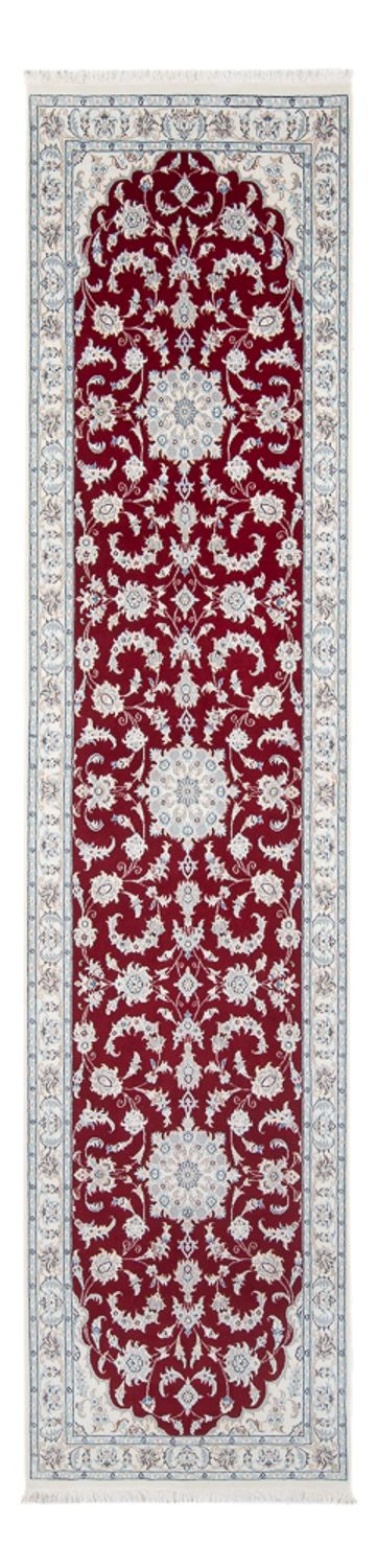 Loper Perzisch tapijt - Nain - Premium - 297 x 80 cm - rood