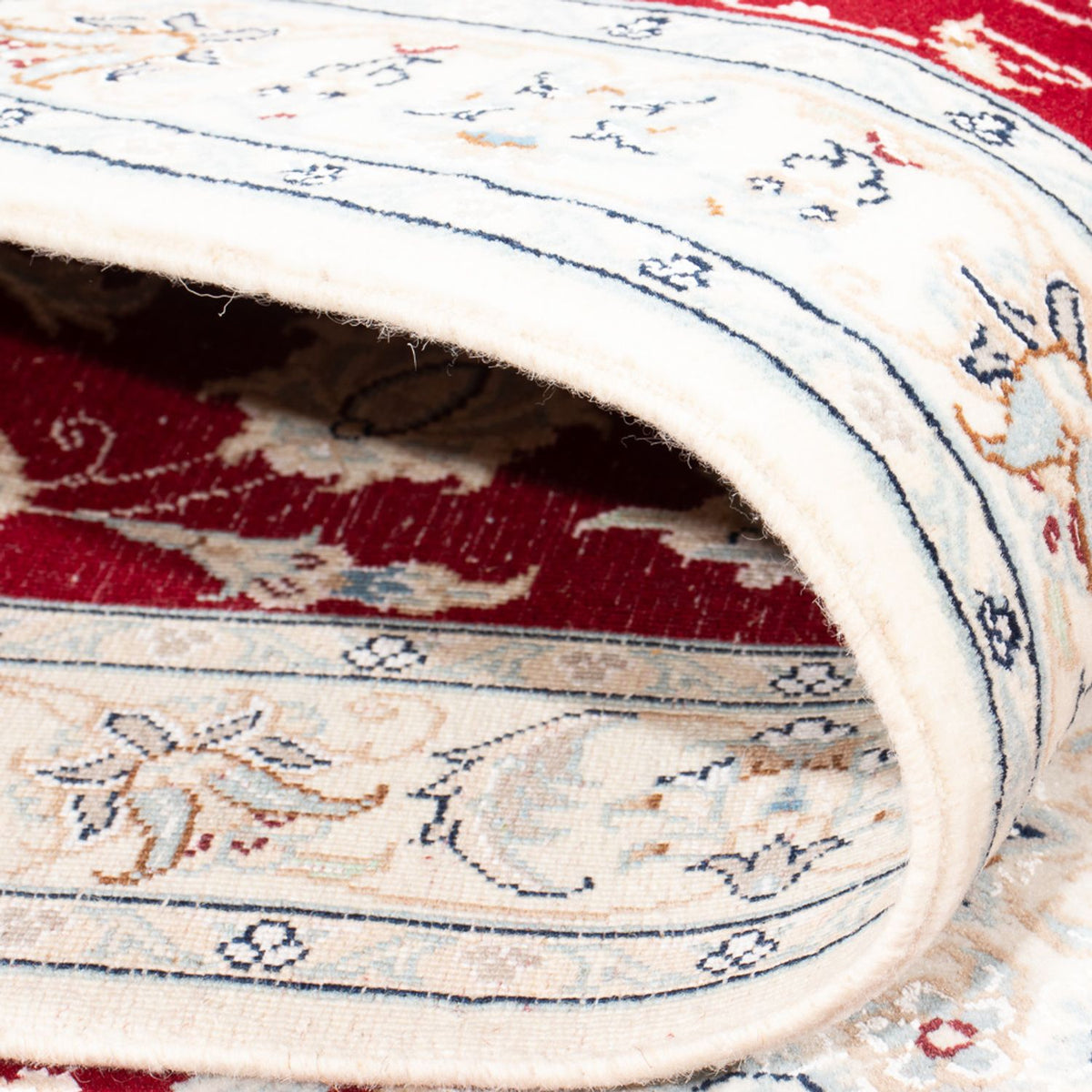 Loper Perzisch tapijt - Nain - Premium - 297 x 80 cm - rood