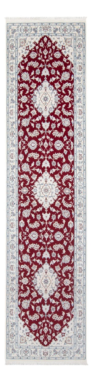 Loper Perzisch tapijt - Nain - Premium - 292 x 80 cm - rood
