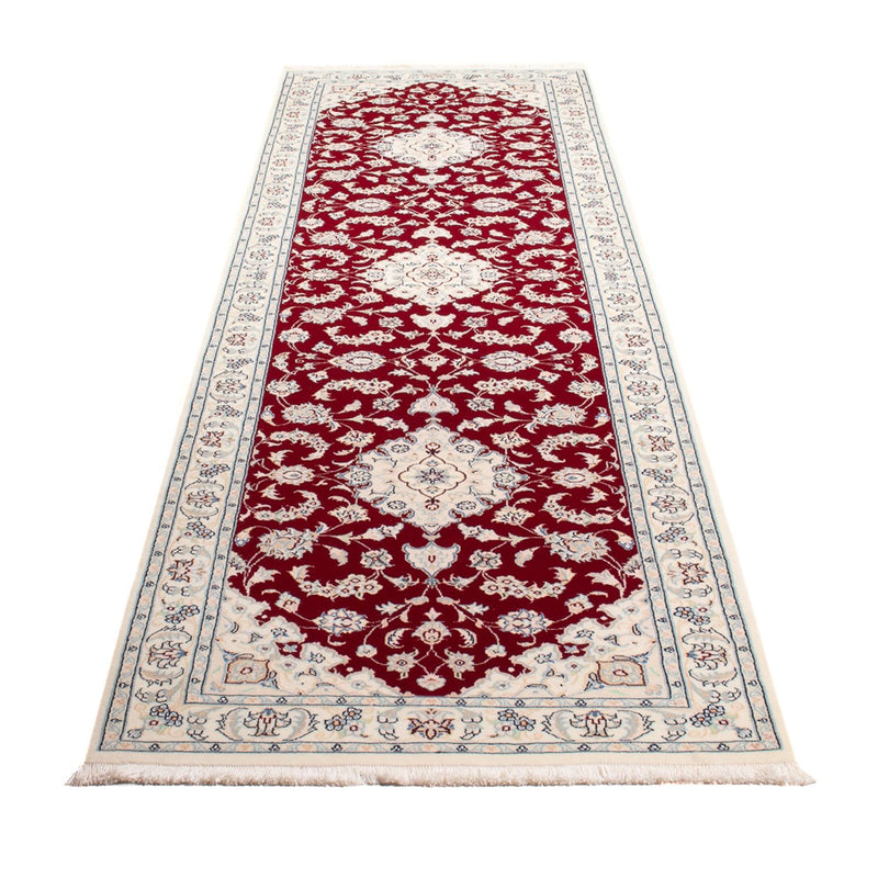 Loper Perzisch tapijt - Nain - Premium - 292 x 80 cm - rood