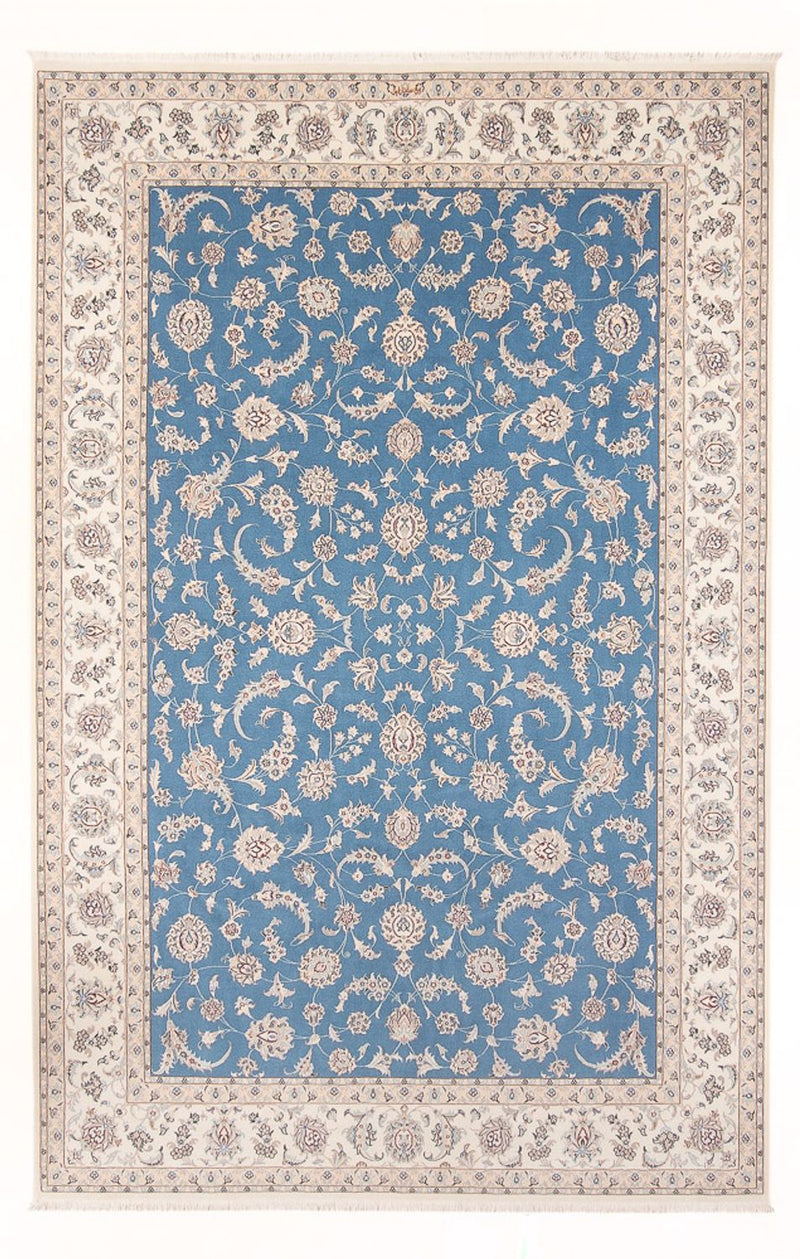 Perzisch tapijt - Nain - Premium - 297 x 196 cm - lichtblauw