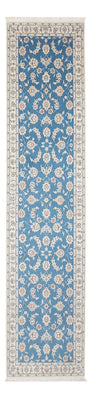Loper Perzisch tapijt - Nain - Premium - 308 x 81 cm - blauw