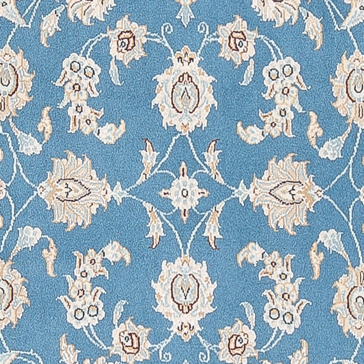 Loper Perzisch tapijt - Nain - Premium - 308 x 81 cm - blauw