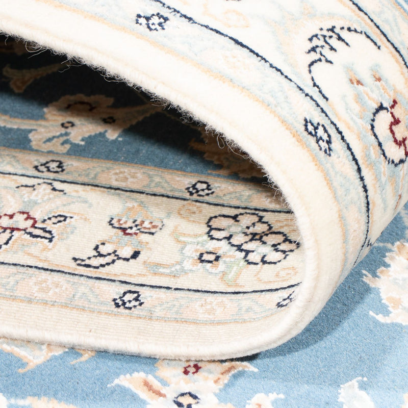 Loper Perzisch tapijt - Nain - Premium - 308 x 81 cm - blauw