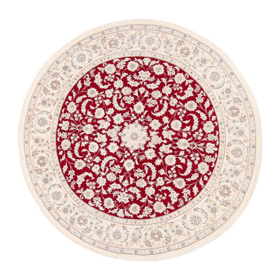 Perzisch tapijt - Nain rond  - 200 x 200 cm - rood
