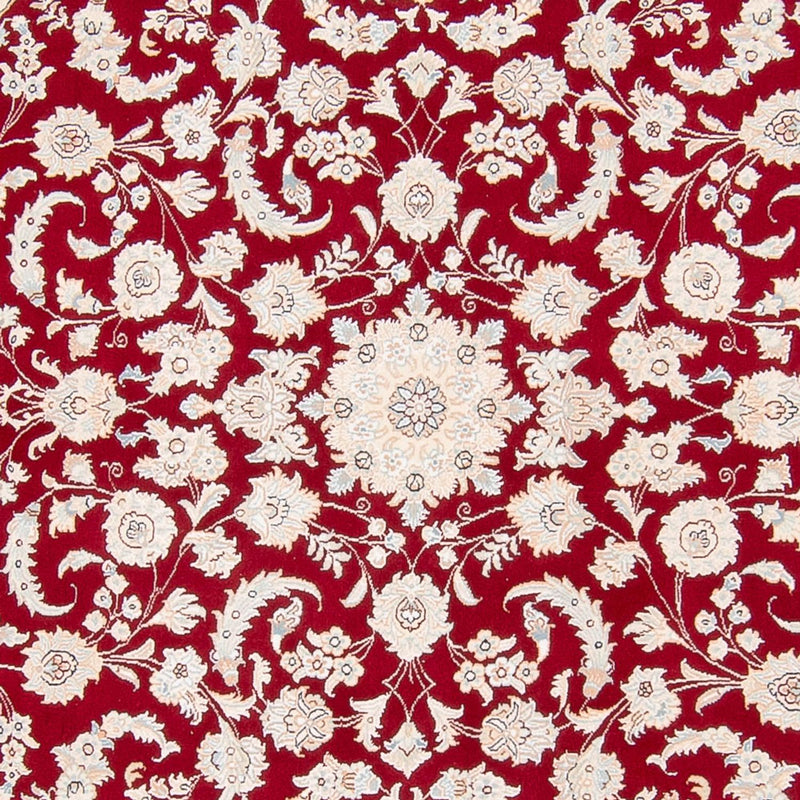 Perzisch tapijt - Nain rond  - 200 x 200 cm - rood