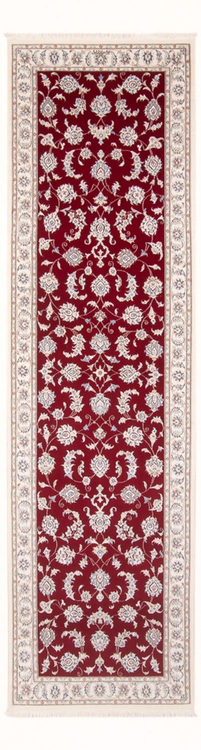 Loper Perzisch tapijt - Nain - Premium - 298 x 80 cm - rood