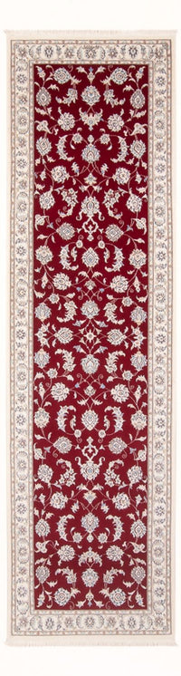 Loper Perzisch tapijt - Nain - Premium - 298 x 80 cm - rood