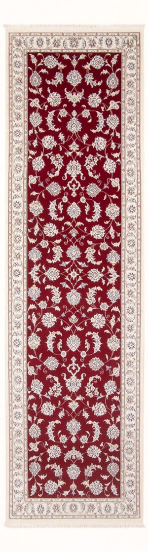 Loper Perzisch tapijt - Nain - Premium - 298 x 80 cm - rood
