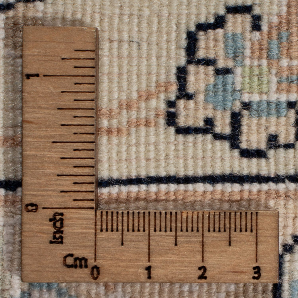 Perzisch tapijt - Nain vierkant  - 252 x 248 cm - lichtblauw