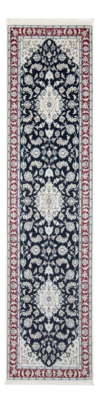 Loper Perzisch tapijt - Nain - Premium - 292 x 80 cm - donkerblauw
