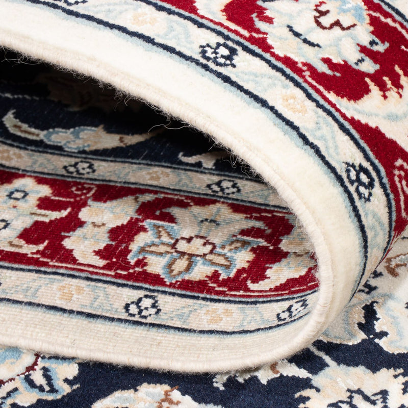 Loper Perzisch tapijt - Nain - Premium - 292 x 80 cm - donkerblauw