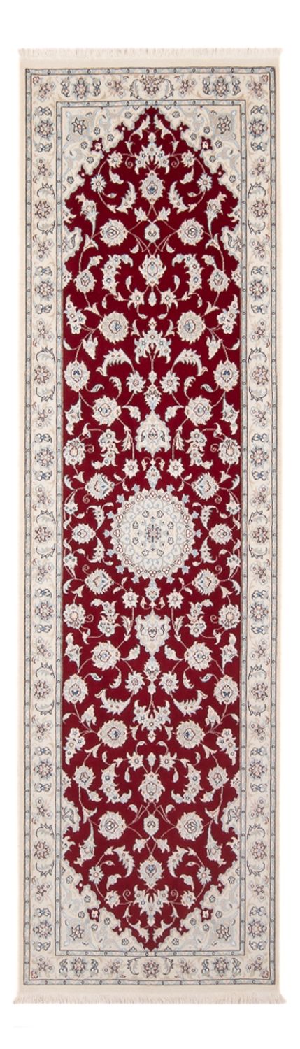 Loper Perzisch tapijt - Nain - Premium - 250 x 78 cm - rood